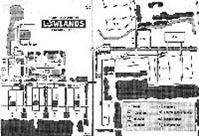 Lowlands 2001 Plattegrond van het complete terrein (inclusief P en alle campings)